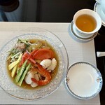中国料理 桃李 - 夏季限定 冷麺メニューより
海鮮入り涼麺