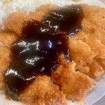 とんかつ いとう - 『味噌カツ』のアップ