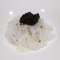開化亭 - キャビアの冷製ビーフン 太白胡麻油和え