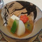 京口町　てるい - 高野豆腐の煮物(2014.01)