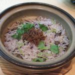 京口町　てるい - むかごと黒米のご飯(2014.01)