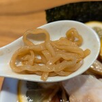 舟場 - 曽我製麺の中太麺