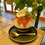 Café Harmo - ハルモのかき氷　桃とすもも
