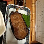 桃の花 - 米なすの味噌田楽