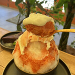 Café Harmo - ハルモのかき氷　桃とすもも