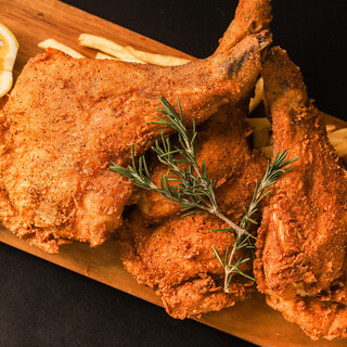 tavernonS名物奥の都どり・骨付きもも肉フライドチキン