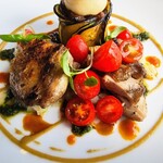 Restaurant WAO - 大山鶏もも肉の炭火焼き　プロヴァンス風の冷製ソース