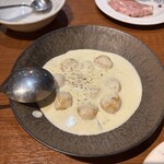 トレイントレイン - ゴルゴンゾーラの揚げニョッキ