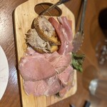 トレイントレイン - お肉惣菜盛り合わせ