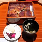 うなぎの中庄 - うな重特上・肝吸い