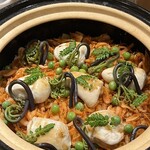 銀座 しのはら - 筍と桜海老のごはん