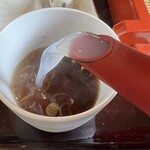 二八そば 一貴 - そば湯。