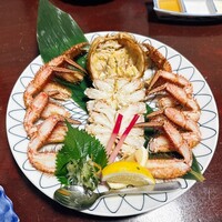札幌 かに本家 札幌駅前本店 - 毛蟹姿茹で(中)