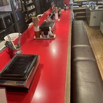 Taishuyakiniku　Horu Mom Man Kagomachidoriten - 吧台座位