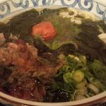 熟成うどん なかや - 梅わかめうどん＠熟成うどんなかや（2013年2月27日）