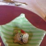 奈良ホテル - 季節野菜の胡桃和え　色三つ葉　くこの実