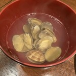 酒と肴と旨いもん 笑緒一 - シジミのお吸い物♪