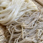 元気や - 細い蕎麦と、ちょっと太めのうどんの対比