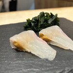 鮨 和こう - 平目とウニ