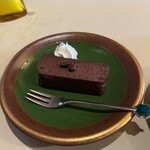 ポエム - ケーキセットのチョコのテリーヌ