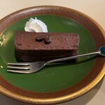 ポエム - ケーキセットのチョコのテリーヌ