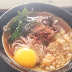 駅そば そば・うどん八起家 - 朝得そば￥360。このメニューに冷そばは無い。
