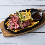 Muu Muu Diner - カイノミステーキwithフライドポテト