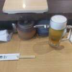 まぐろ人 御徒町出張所 - 生ビール