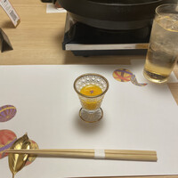 先斗町しゃぶしゃぶすき焼き きらく - にんじんのすり流し