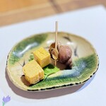 茶寮 潤 - 上刺身コース(竹) 先付