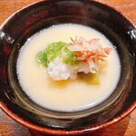 御料理 ふじ田 - 白味噌仕立て はもおとし なす