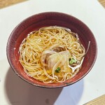 茶寮 潤 - 上刺身コース(竹) 素麺