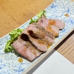 茶寮 潤 - 上刺身コース(竹) 和牛炙り焼