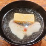 御料理 ふじ田 - 甘鯛の酒蒸し たまご豆腐