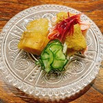 御料理 ふじ田 - 焼きナス ずわいがに