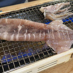 磯丸水産 栄3丁目店 - イカの浜焼き