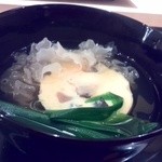 お料理 ふじ原 - すっぽんを加えた玉子豆腐