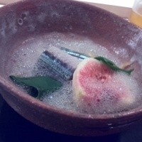 お料理 ふじ原 - いちじく、さんま、おかわかめ