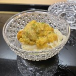 311801986 - 雲丹そうめん（蛤の出汁で茹でたそうめん）