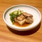 手打ちそば やっ古 - 煮豚