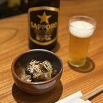 神楽坂 九頭龍蕎麦 - 焼き茄子煮浸し