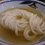 熟成うどん なかや - ひやかけうどん麺少な目＠熟成うどんなかや（2014年9月11日）