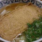 熟成うどん なかや - きつねうどん＠熟成うどんなかや（2014年9月26日）