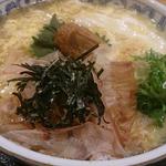 熟成うどん なかや - 梅と玉子のあんかけうどん＠熟成うどんなかや（2014年9月29日）