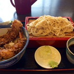 金井庵 - 天丼 もりセット 1,025円