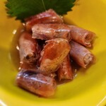 えび寿し - 甘えび頭煮