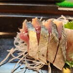 えび寿し - 刺身 しめ鯖