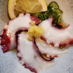 えび寿し - 酢の物  たこの酢の物