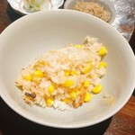 礒田 - 鱧と玉蜀黍の炊き込みご飯