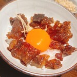 礒田 - 二膳目は卵黄と牛肉の時雨煮